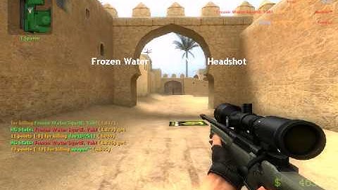 Awp no scope to crazy quick scope Counter Strike Source.