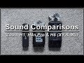 Sound Comparisons - Zoom H1, H4n Pro & H6 (XY & MS)