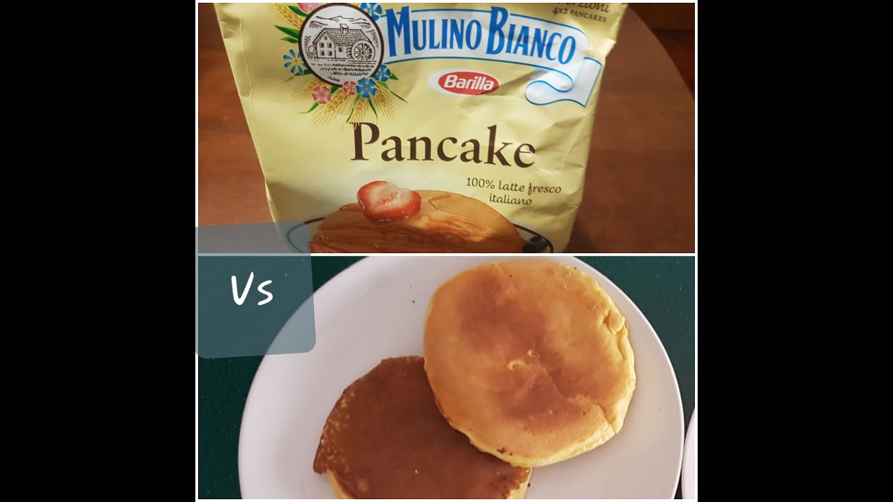 PANCAKE MULINO BIANCO VS PANCAKE HOMEMADE con ricetta 