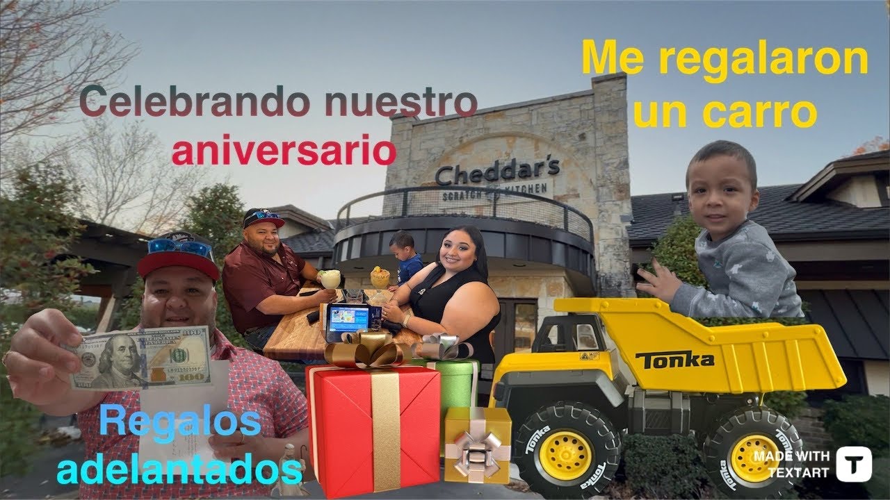 celebramos nuestro aniversario 🎉🥂❤️, comenzaron a llegar los regalos navideños 🎁🎊