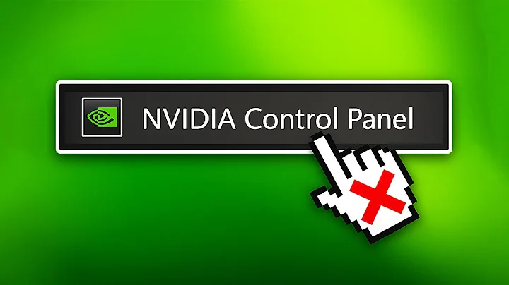 How I Fixed NVIDIA Control Panel Not Opening in 2 Minutes!