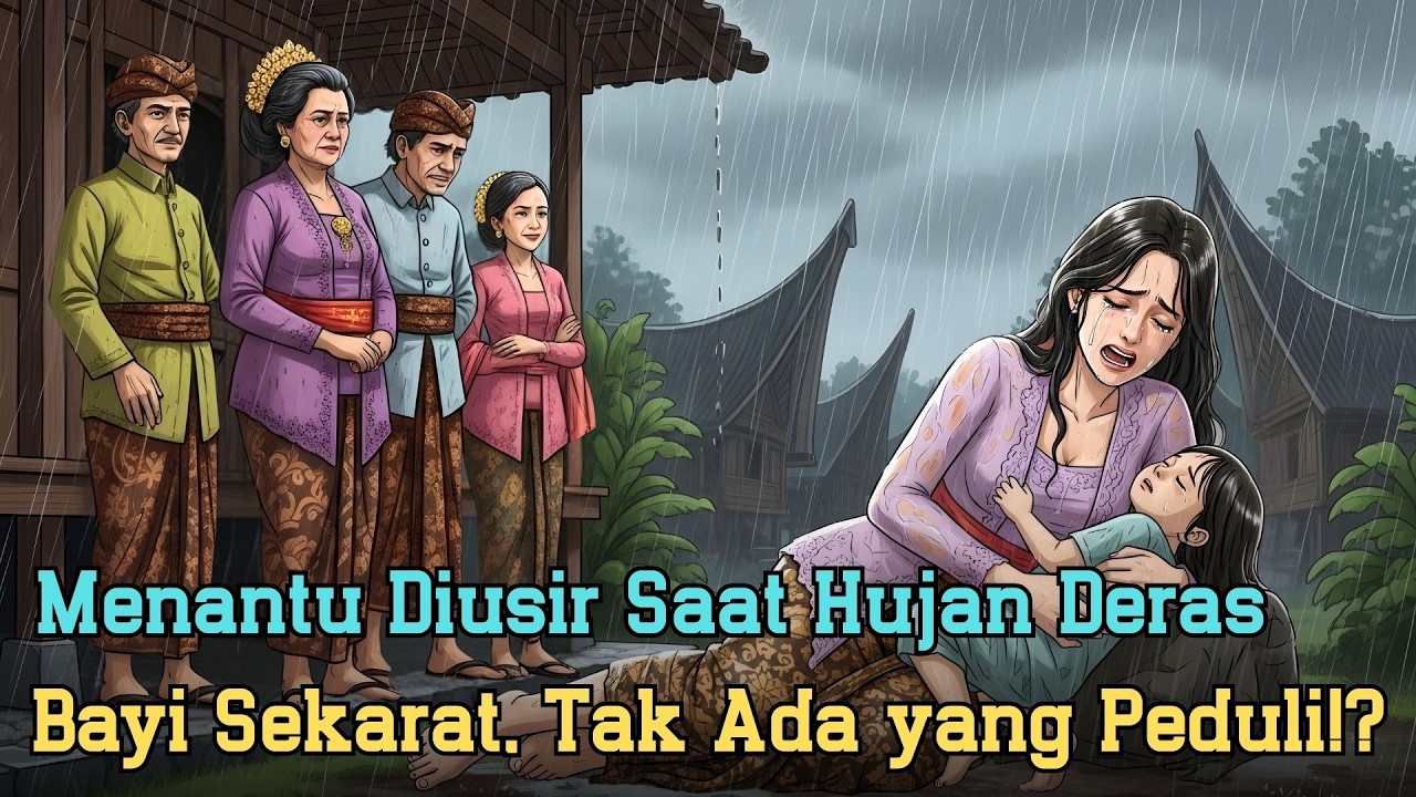 Keluarga Suami Membuang Menantu dan Bayinya yang Sekarat di Tengah Hujan Dingin! |cerita rakyat