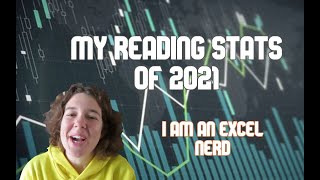 2021 Reading stats - I keep track of lots of stuff