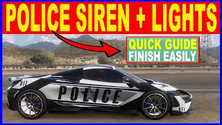 Forza Horizon 5 How to get Police Car with Police Siren + Police Lights - McLaren 765 LT screenshot 5