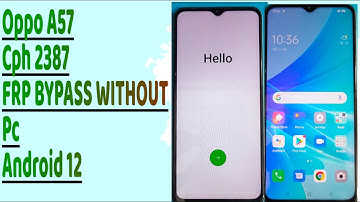 Oppo A57 NEW Cph 2387| FRP Bypass Without Pc 100% working | Android 12|#oppo_a57_new_frp_bypass