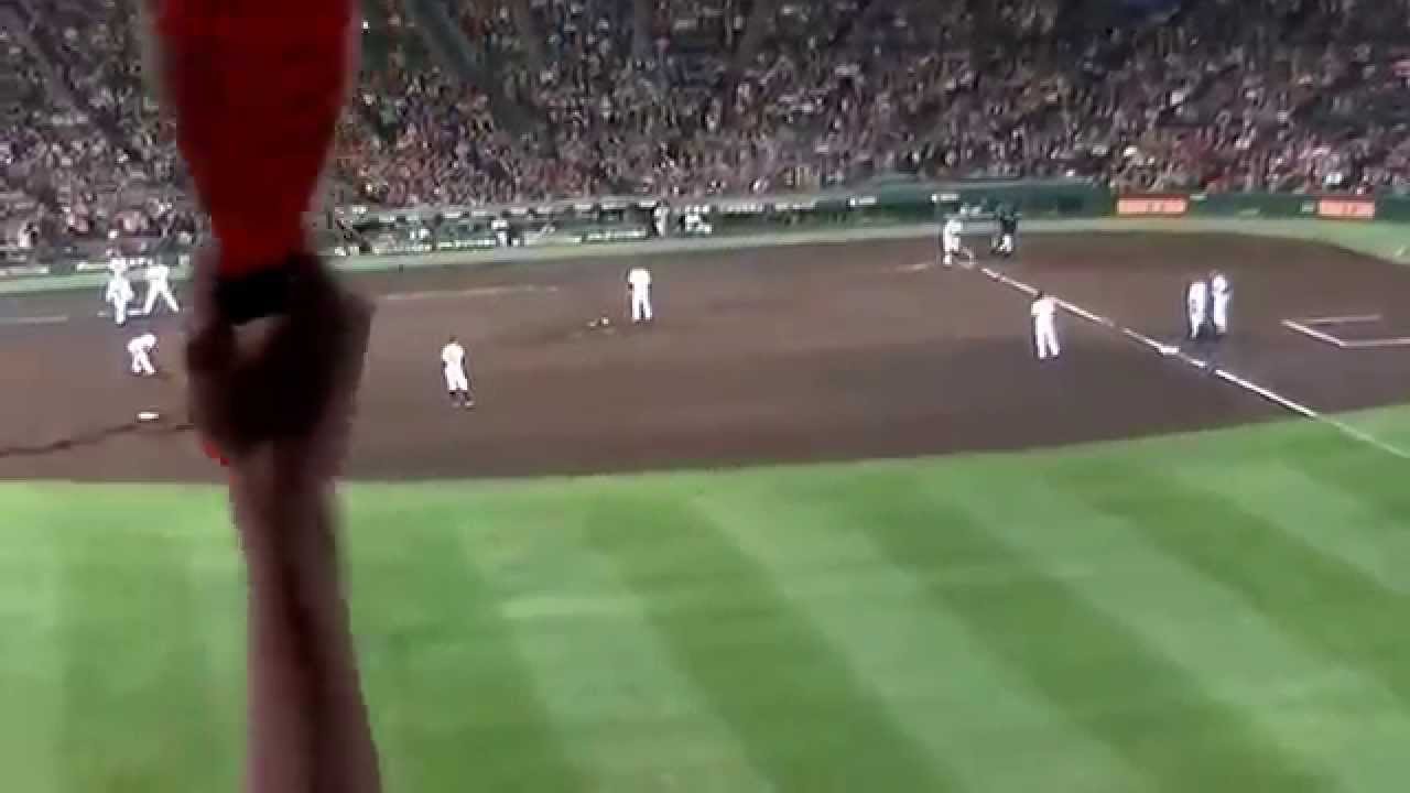 ジャイアンツチャンステーマ 最強代打高橋由伸選手応援歌 15 4 17 甲子園 阪神ｖｓ巨人 Youtube