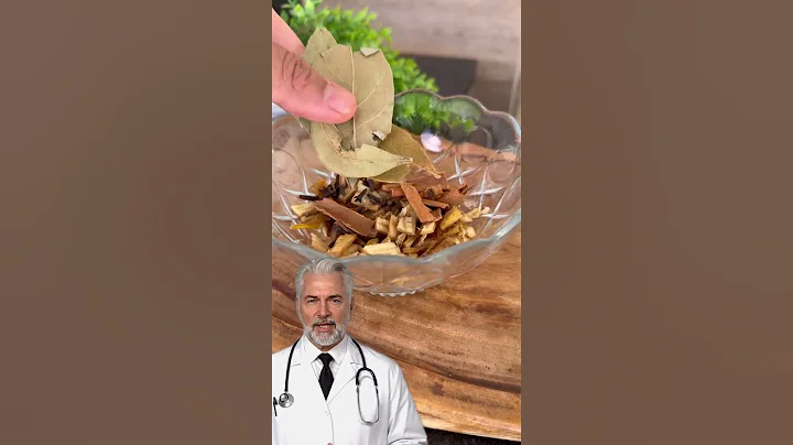 Put cloves on the banana, the bay leaves, and the cinnamon