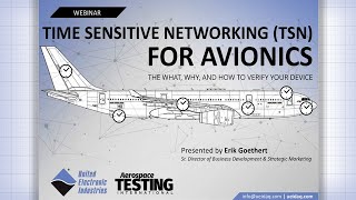 Time Sensitive Networking for Avionics - Webinar screenshot 5