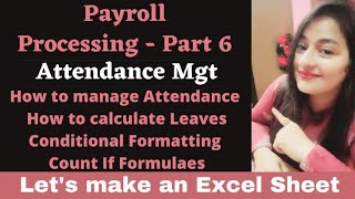 Attendance Sheet In Excel | Leave Management #attendancesheet #leaves #leave #hr #readytogetupdate