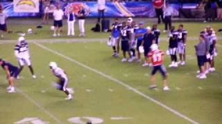 Chargers Phillip Rivers Throwing (8-5-09)