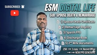 SUB: SPOUSE DEATH AND REMARRIAGE PART II ORDER @indianarmyupdate @SainikSamacharIndia