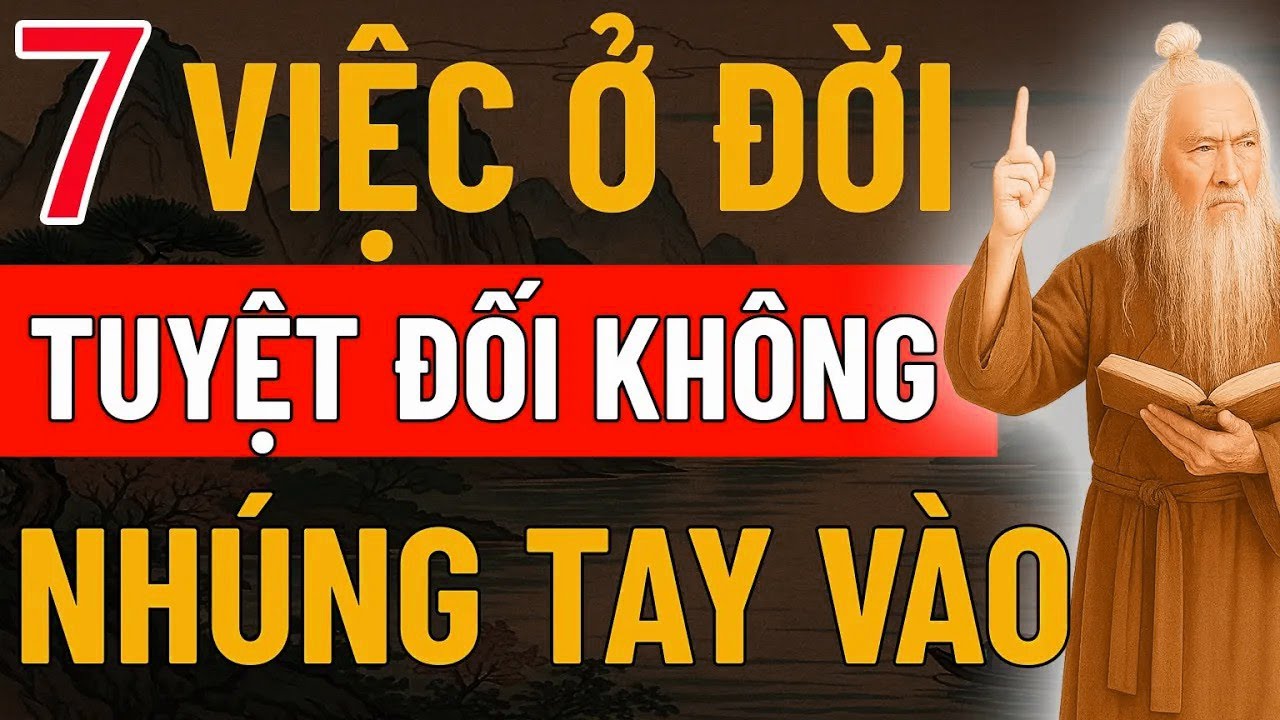 7 Việc Ở Đời Tuyệt Đối Không Nhúng Tay Vào – Trí Tuệ Cổ Nhân Giúp Bạn Sống An Yên