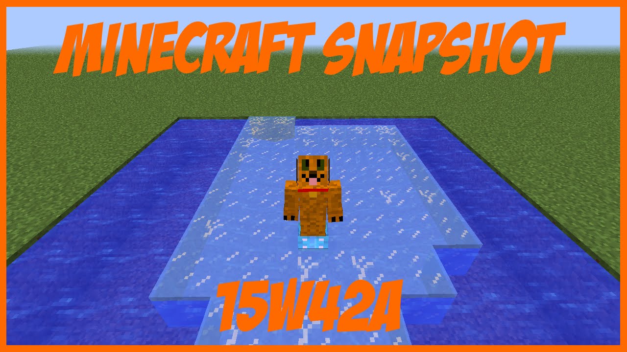 Minecraft Snapshot 15w42a - Frost Walker, Mending and More! - YouTube