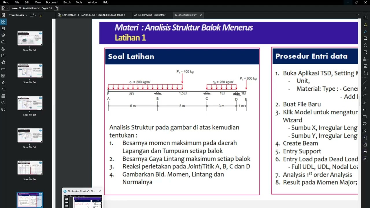 02. TSD - Simple Beam Analysis