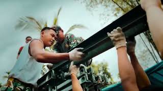JEMBATAN BAILEY BLUKA TEUBA, BUKTI NYATA KARYA TNI AD
