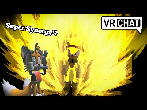 Synergy Sonic Goes Super In VRChat! 💛🔥🔥