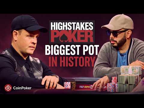 Andrew Robl & Eric Wasserson Play $2,478,000 Pot on High Stakes Poker