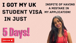 UK STUDENT VISA APPLICATION PROCESS|| I GOT MY UK STUDENT VISA IN JUST 5 DAYS!