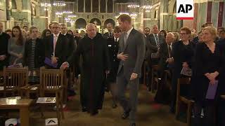 Prince Harry attends London Fire Brigade carol service Prince Harry attends London Fire Brigade carol service