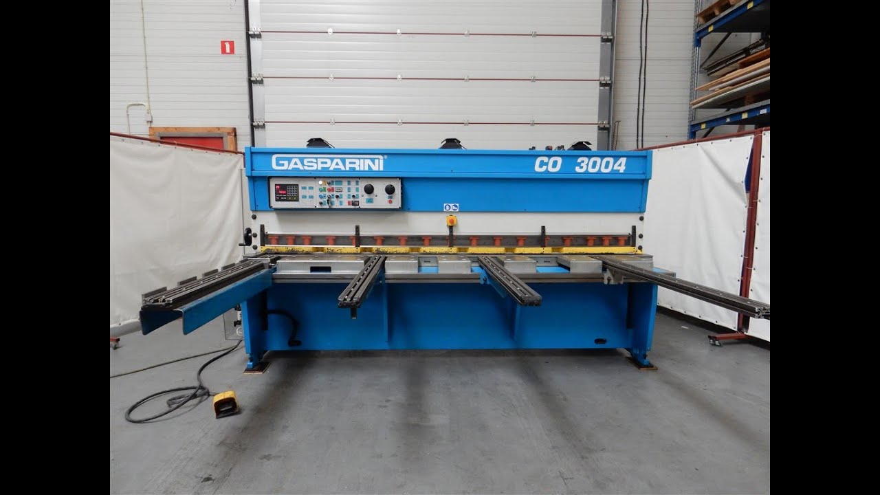 Hydraulic shear Gasparini CO3004 YouTube