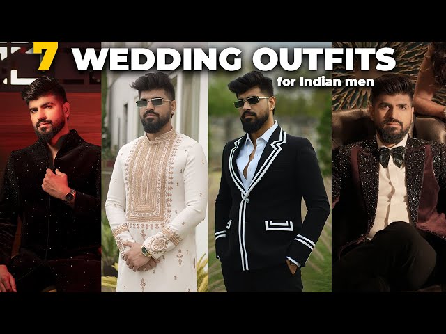 7 Trendy Wedding Outfits for Men 2025 | Groom Fashion & Outfit Ideas | The  Dynamite Male - YouTube
