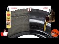 how to shine tyre with engine oil !!! 100% works