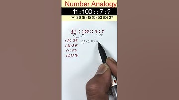 Number Analogy Reasoning Short Tricks | #reasoning short tricks #rrbntpc#rrb #ssccgl #sscgd #sscchsl
