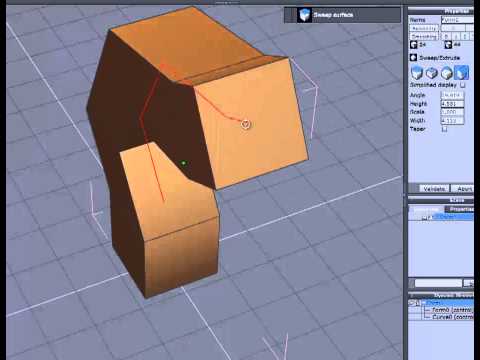 rotate while extrude