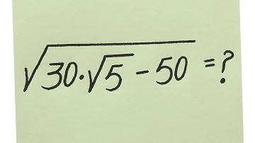 France l can you solve this?? l Olympiad Math Radical Problem