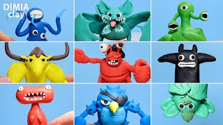 Making All Bossen Garten of Banban 4 New Monsters Sculptures | Dimia clay