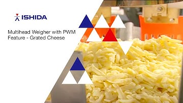 Ishida Multihead Weigher with PWM Feature. Application: Grated Cheese