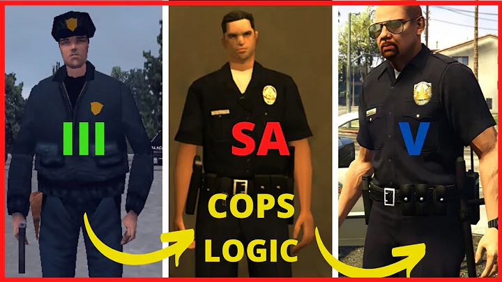 Evolution of COPS LOGIC in GTA Games (2001-2020) | GTA Evolution