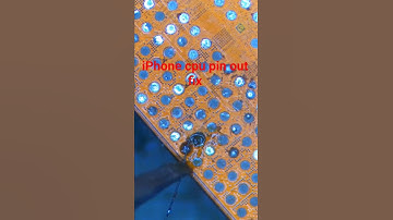 Iphone cpu pin out fix #iphonerepair #iphone #repair #shorts