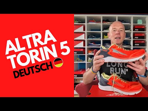 Altra Torin 5  (Deutsch) Laufschuhe mit 0 mm Sprengung (Zerodrop) und breiter Zehenbox