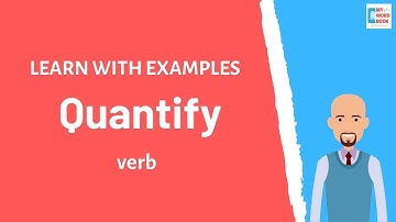 Quantify | Meaning with examples | Learn English | My Word Book