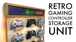 DIY Video Game Controllers Storage Rack - Pallet Wood Project
