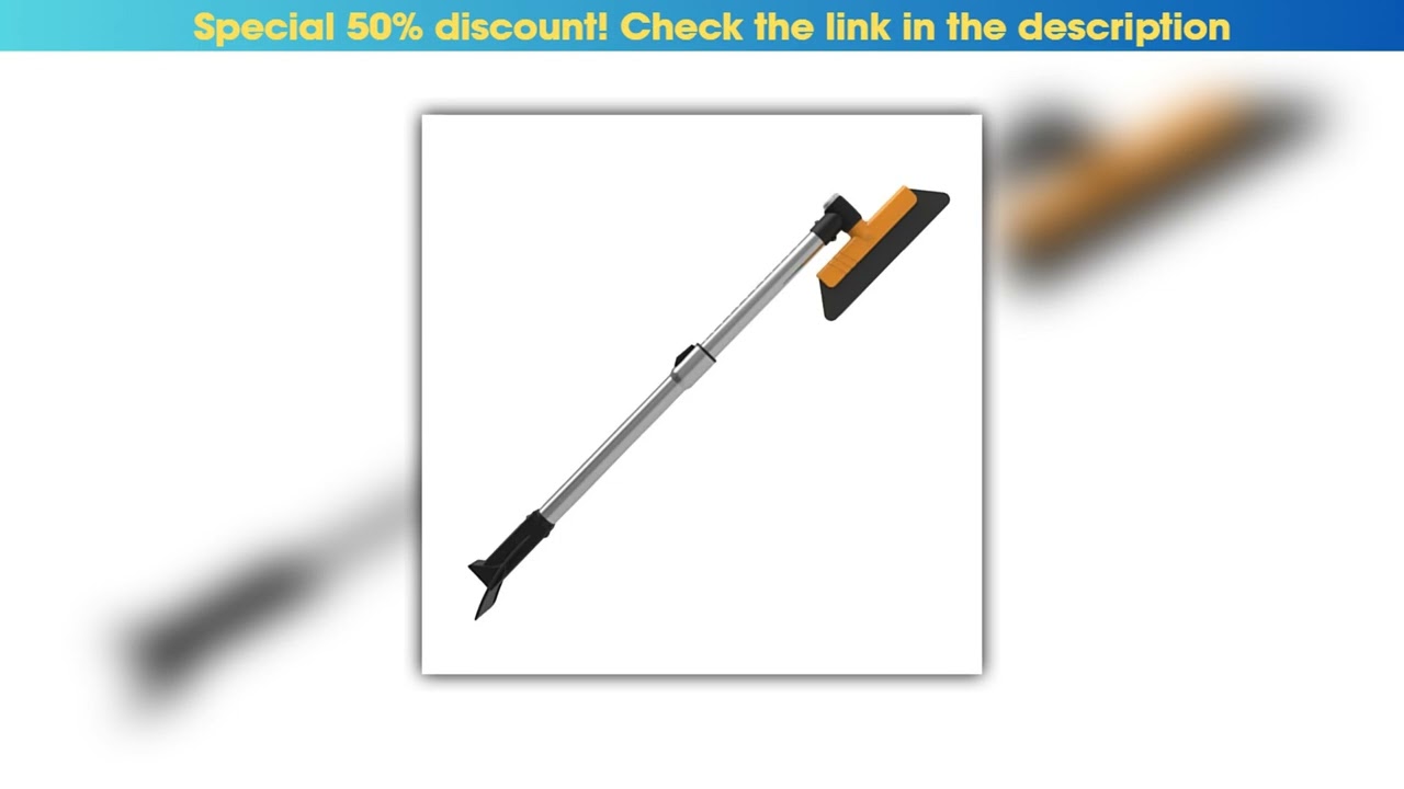 Slide Snow Remover Clean Tool Adjustable Extendable EVA Snow Shovel Snow Removal Brush Windshield S