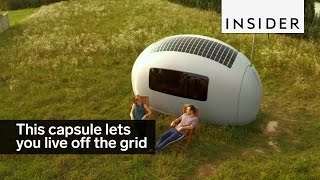 This egg-shaped capsule lets you live entirely off the grid