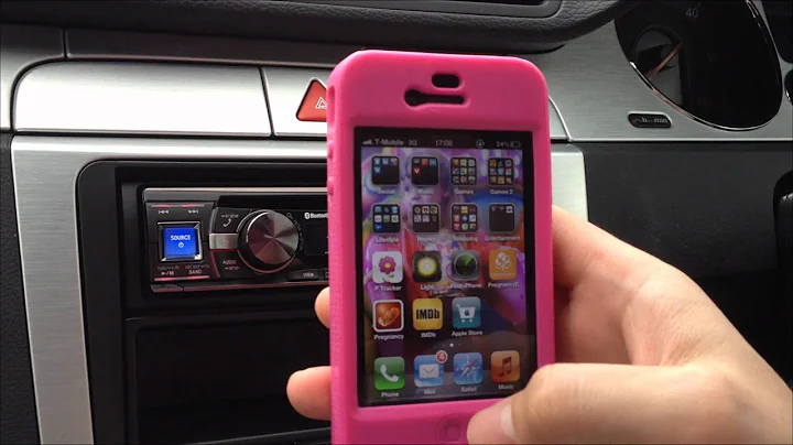 Alpine CDE-133BT Bluetooth Pairing Guide (Apple iPhone)