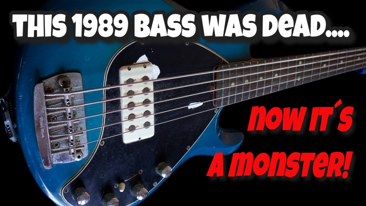 This 1989 Music Man Sting Ray Bass Was DEAD… Now It's a MONSTER