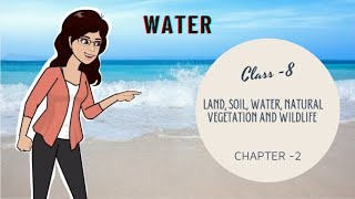 Water | Land, Soil, Water, Natural Vegetation and Wildlife Resources | Class 8 | Chapter 2 | Geog