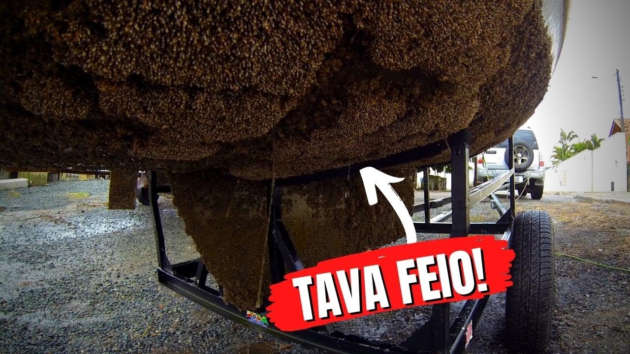 Pintura do casco do TCHÊ 17. Estava PRECISANDO! | #Ep03