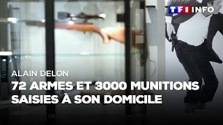 Alain Delon : 72 armes et 3000 munitions saisies a? son domicile