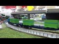 ポポンデッタ、レンタルレイアウトにてワム＆コキ貨車群の走行。
