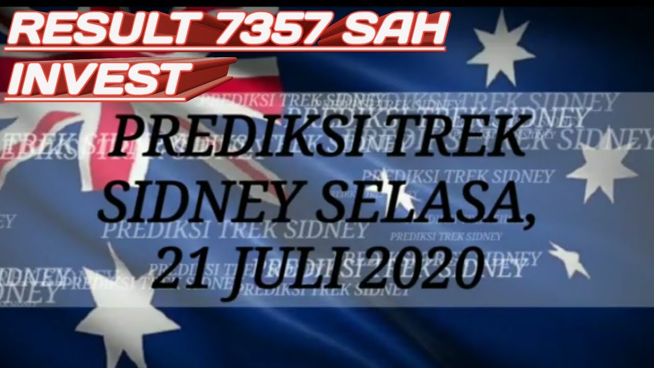 Prediksi Trek Sidney Selasa 21 Juli 2020 Bocoran Togel Sd Hari Ini Rumus Jitu Youtube