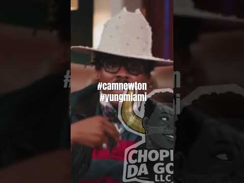 Cam Newton Interviewed Yung Miami #chopper #youtubeshorts #celebritydrama #camnewton #yungmiami