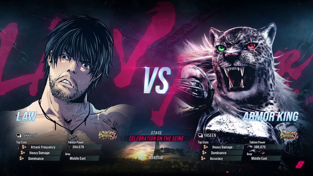 BSK (Law) VS Kingsman (Armor King) Tekkn 8 Ranked