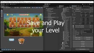 MK Farm TriPeaks Solitaire Unity Asset •  Level Builder Video screenshot 5