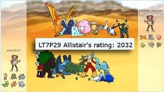 FULL STARTER TEAM DESTROY ULTRA HIGH ladder STALL on Pokemon showdown!!!!!!