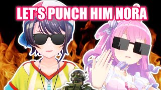 Subaru and Luna Lands on the Champion and Punches him to Death 【Hololive English Sub】